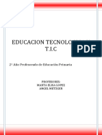 Educacion Tecnologica y Tic ( Dossier)