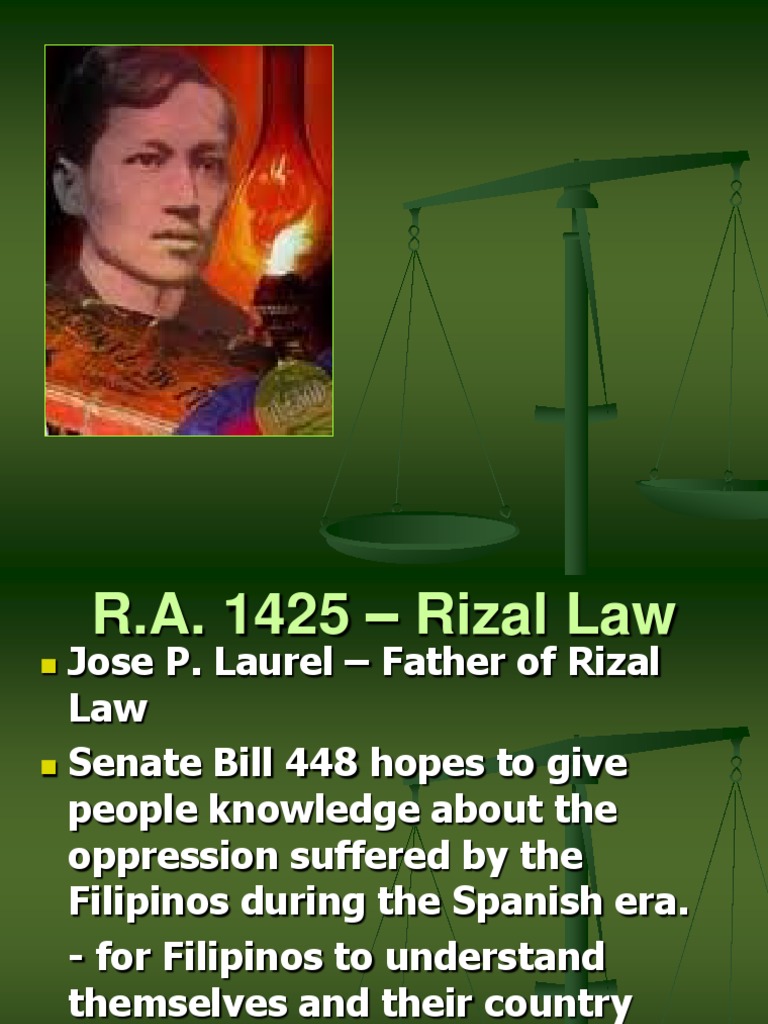 RizalLaw.ppt Philippines Politics