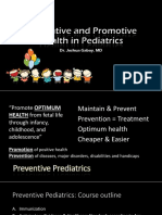 Preventive Pediatrics