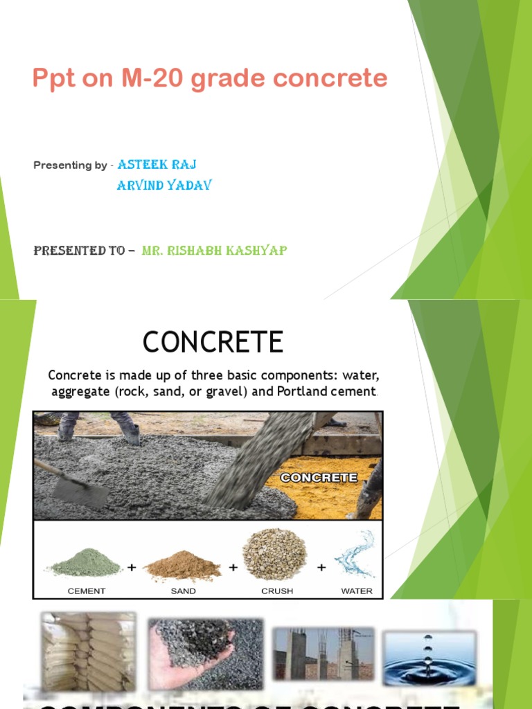 M-20 Concrete Mix Ratio and Strength | PDF | Construction Aggregate ...