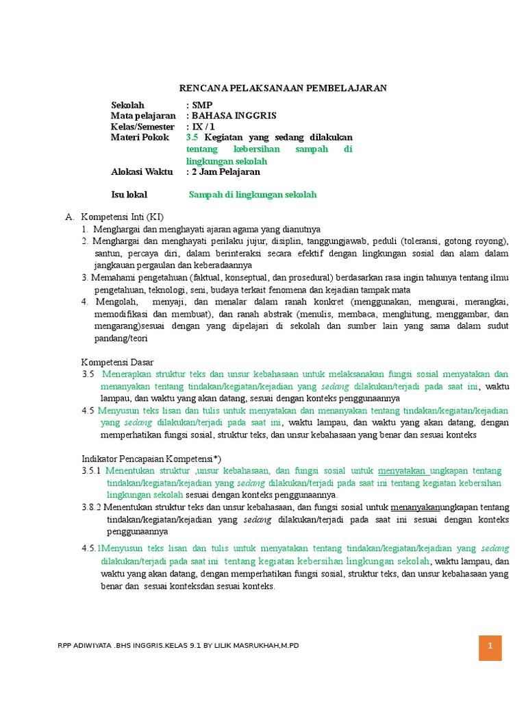 Rpp B Ig Adwy Kls 9 Kd 3 5 Continuoes