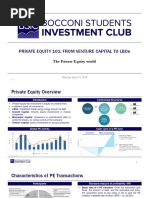 Private Equity 101: From Venture Capital To Lbos