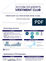 Private Equity 101: From Venture Capital To Lbos