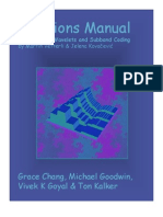 Wavelets and Subband Coding Solutions Manual