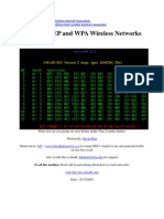 Cracking WEP and WPA Wireless Networks