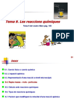 Tema 9. Les Reaccions Quimiques