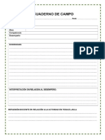 cuaderno de campo del docente