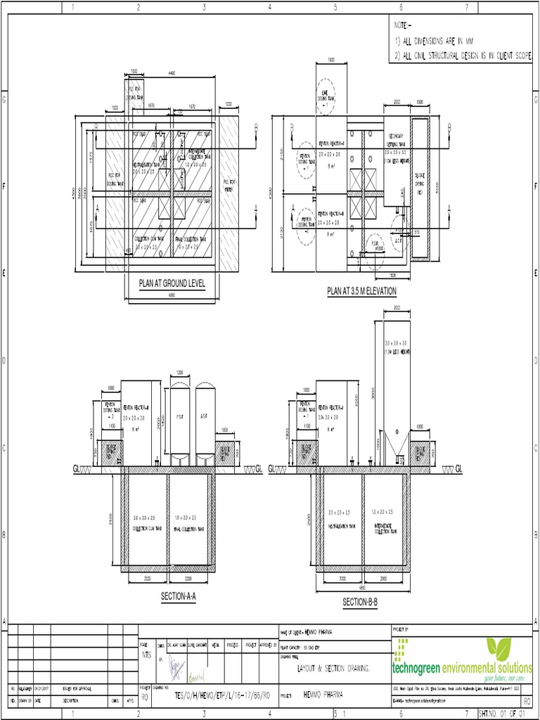Ground Level and Elevated Plans | PDF