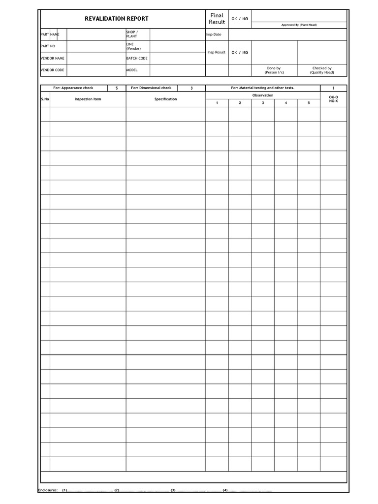 Revalidation Format | PDF | Business