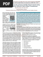 Experimental Research On Power Quality Improvement Using Capacitor Bank For 500 kVA Three Phase Transformer