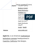 Apple Inc. Is An American Multinational: Technology Company Headquartered in Cupertino, California, That Designs