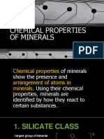 Chemical Properties of Minerals