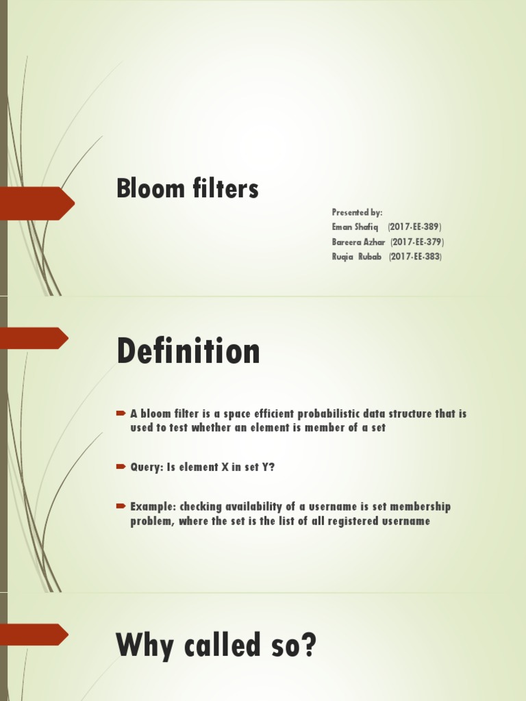 Elasticsearch Bloom Filter Overview | PDF