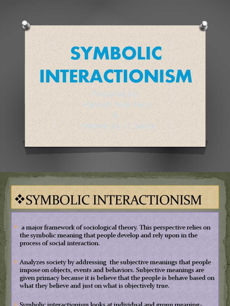 Symbolic Interactionism Theory | PDF | Neuroscience | Semiotics