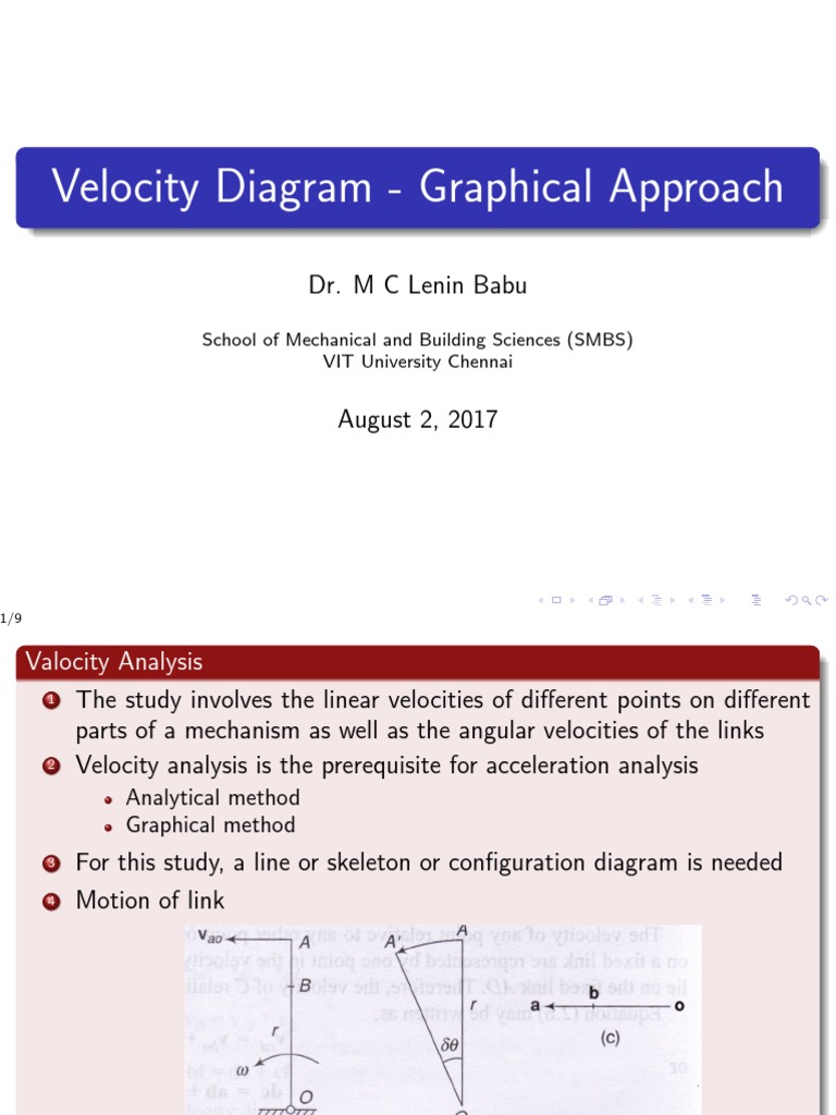 Velocity Analysis of Mechanisms | PDF | Velocity | Euclidean Vector