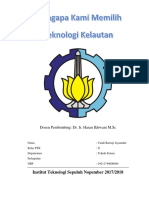 Mengapa Kami Memilih Teknologi Kelautan - Candi Baroaji Jayamahe 