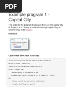 Example Program 3 Vb