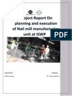 Project Report On Nail Mill Plant