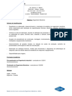 CV Engenharia Mecanica PDF