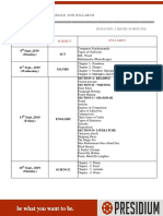 HY Schedule & Syllabus G 4