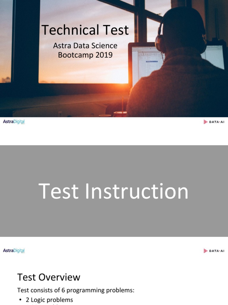 Astra Data Science Bootcamp Test | PDF | Applied Mathematics | Computer ...