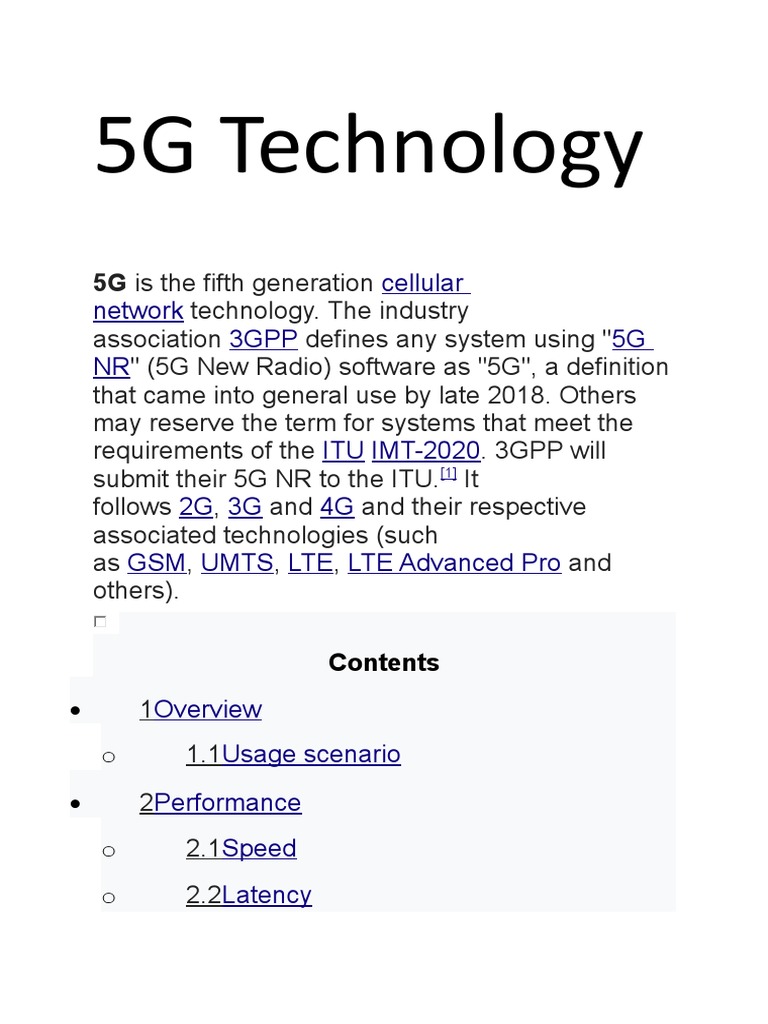 Understanding 5G Technology | PDF | 4 G | Mimo