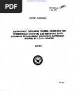 Dod HDBK 263 | PDF | Electrostatic Discharge | Electrical