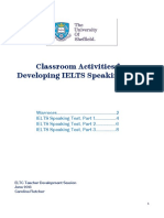 Class Activities IELTS Speaking