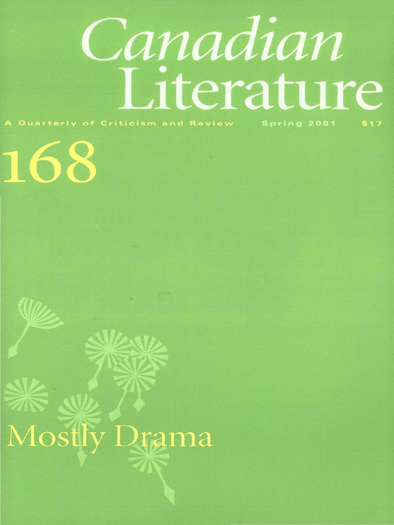 Cl168 Full Issue Pdf Theatre Canada