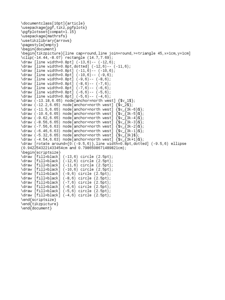 Geogebra to TikZ Export Example | PDF
