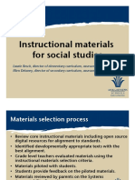PP Instructional Materials For Social Studies