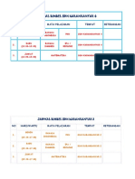 Jadwal Bimbel Asli