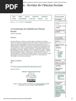 A Reconstrução Da Realidade Nas Ciências Sociais _ Fernandes _ Mediações - Revista de Ciências Sociais