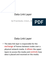 Data Link Layer: Aji Priambodo, S.Kom., M.Si