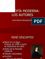 Autores Filosofia Moderna