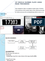 RECOGNITION  OF  VEHICLE  NUMBER  PLATE  USING MATLAB  AND  IMAGE  PROCESSING