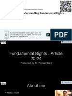 Article 20-24: Understanding Fundamental Rights