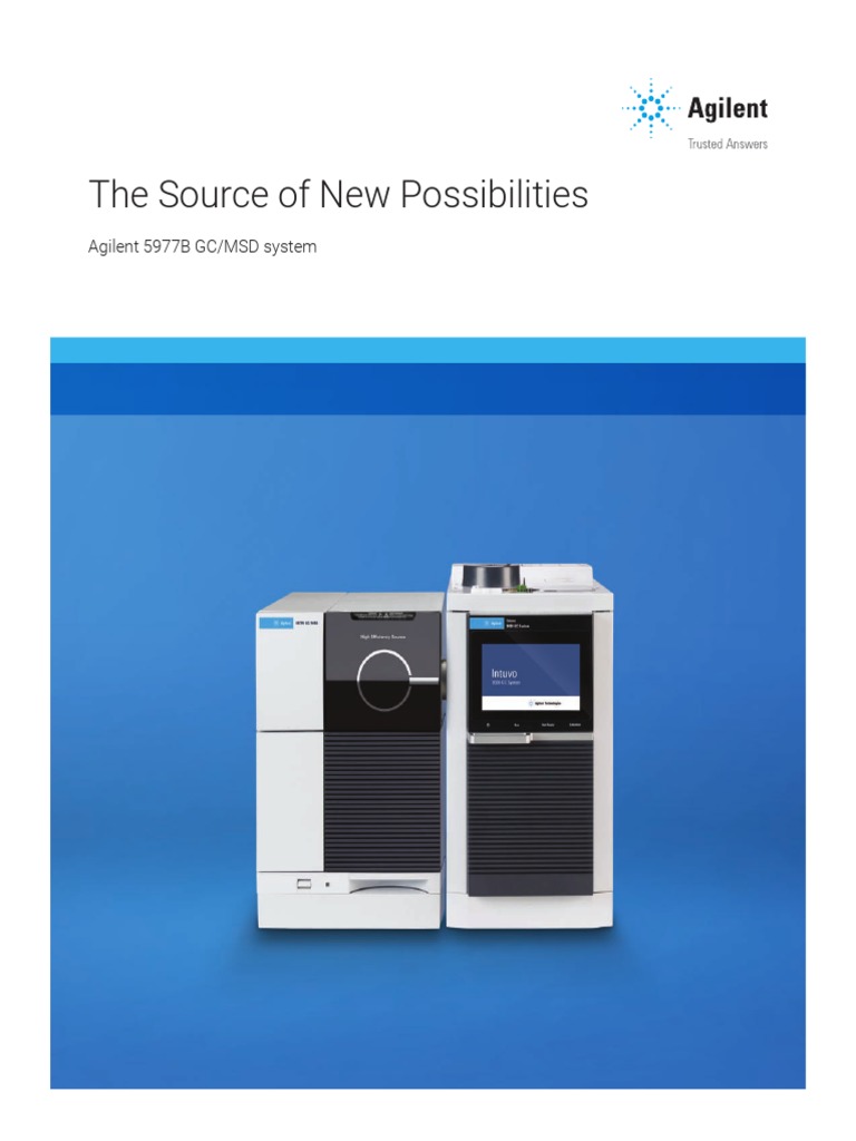 Brochure Source of New Possibilities 5977B GC MSD 5991 7620en Agilent