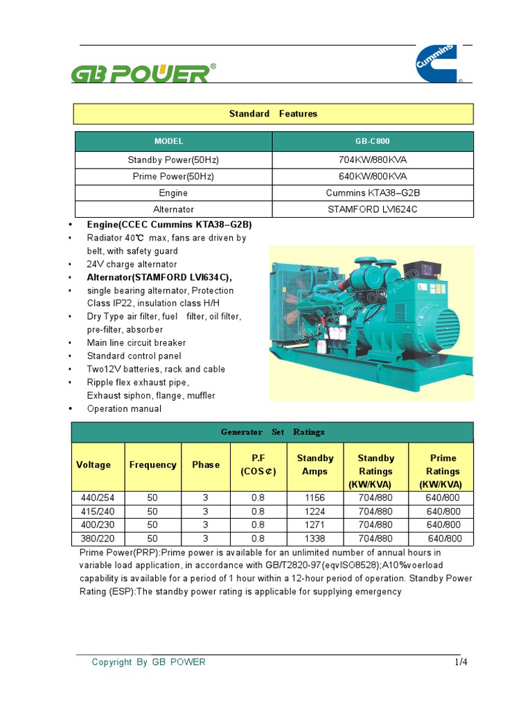 Engine Specifications PDF Engines Turbocharger