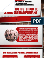 Desarrollo Historico de La Universidad Peruana