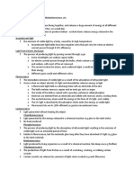 Types of Light: Fluorescence, Triboluminescence, Etc