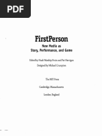 First Person - New Media As Story, Performance and Game PDF