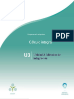 Planeaciones - Cálculo Integral. Unidad 3