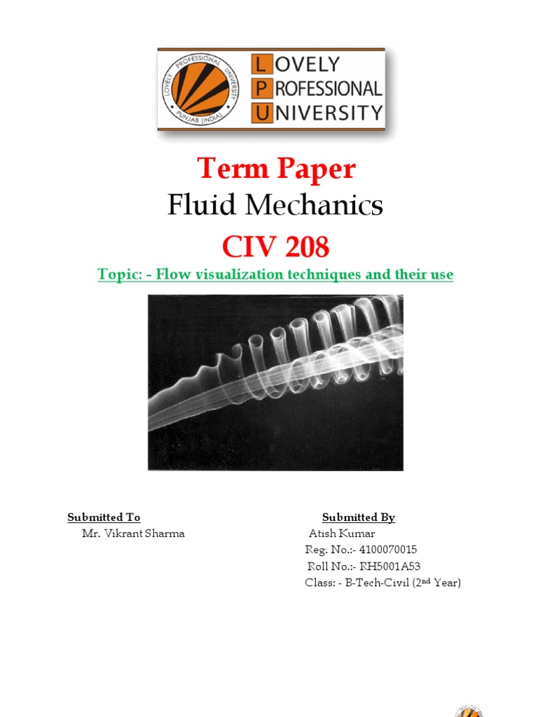 Flow Visualization Techniques Overview | PDF | Interferometry | Fluid ...