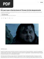 Por Que é Que o Final de Game of Thrones Foi Tão Decepcionante _ Superinteressante