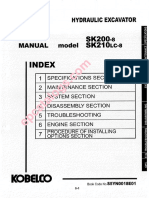 Kobelco Sk200-8 Sk210lc-8 Hydraulic Excavator PDF