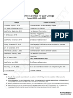 Academic Calendar LC 2019 20 PDF