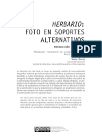 Herbario Foto en Soportes Alternativos