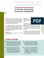 Maximizing performance-rHVT vaccine technology performance comparison