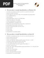 OpenModelica Installation Sheet English